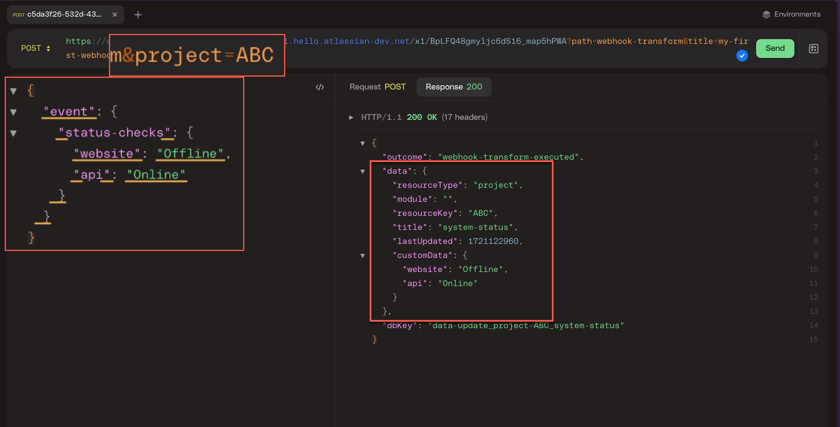 Webhook Transform Executed